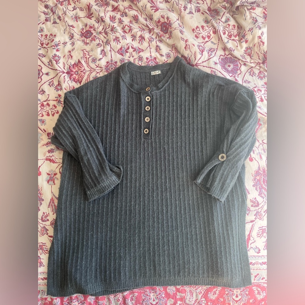 Oversized free people sweater dress